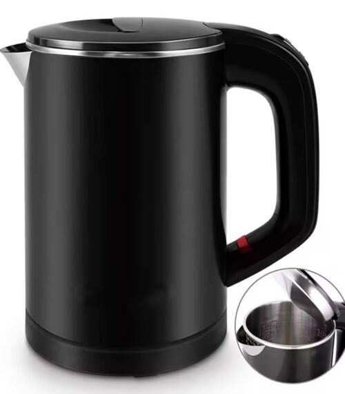 Black electric kettle