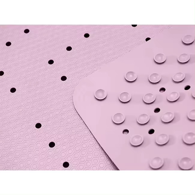 Anti Slip Rubber Bath Mat pink