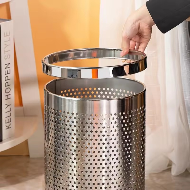 Stainless Steel Perforated Dustbin