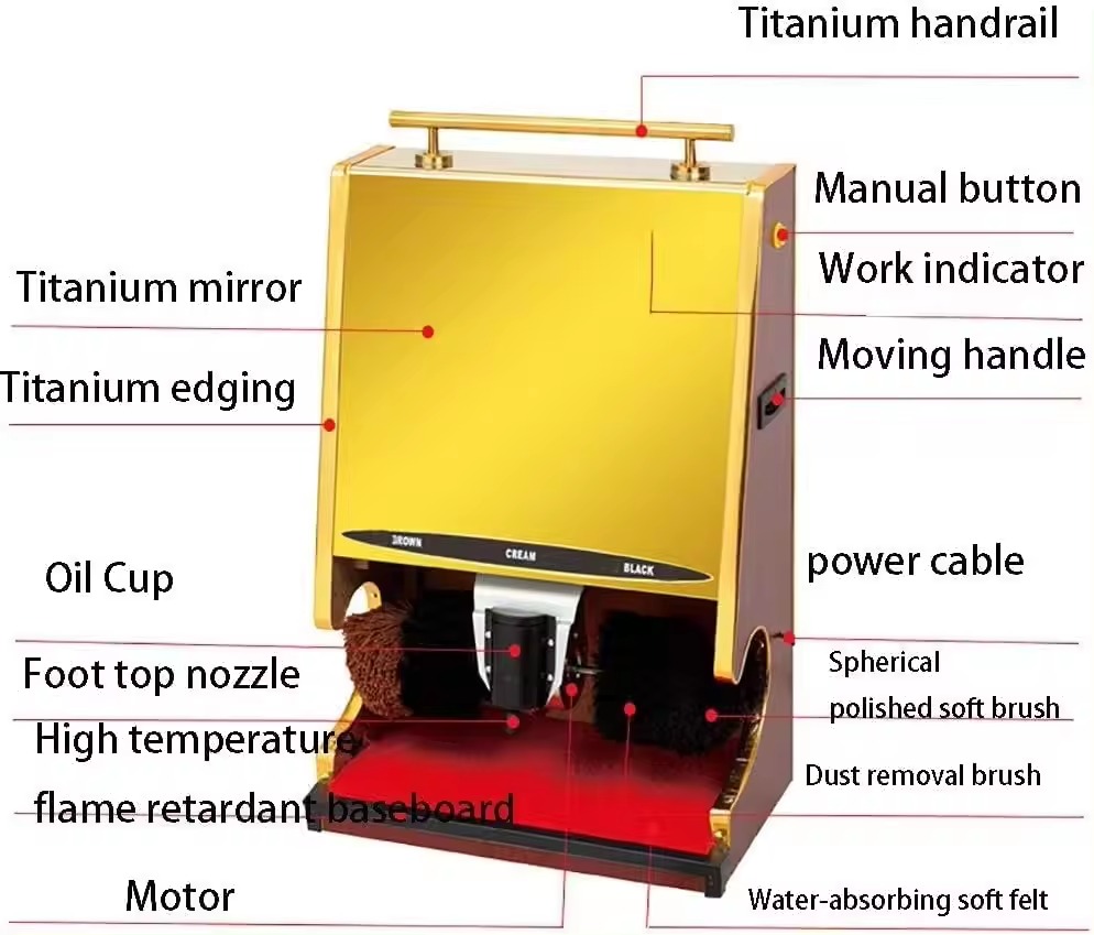 Automatic Shoe Polish Machine